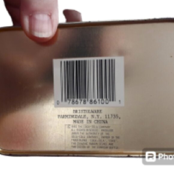 VINTAGE!! 1992 Felix's Filling Stop Gas Station Coca Cola Collectors Tin Can - Picture 7 of 7